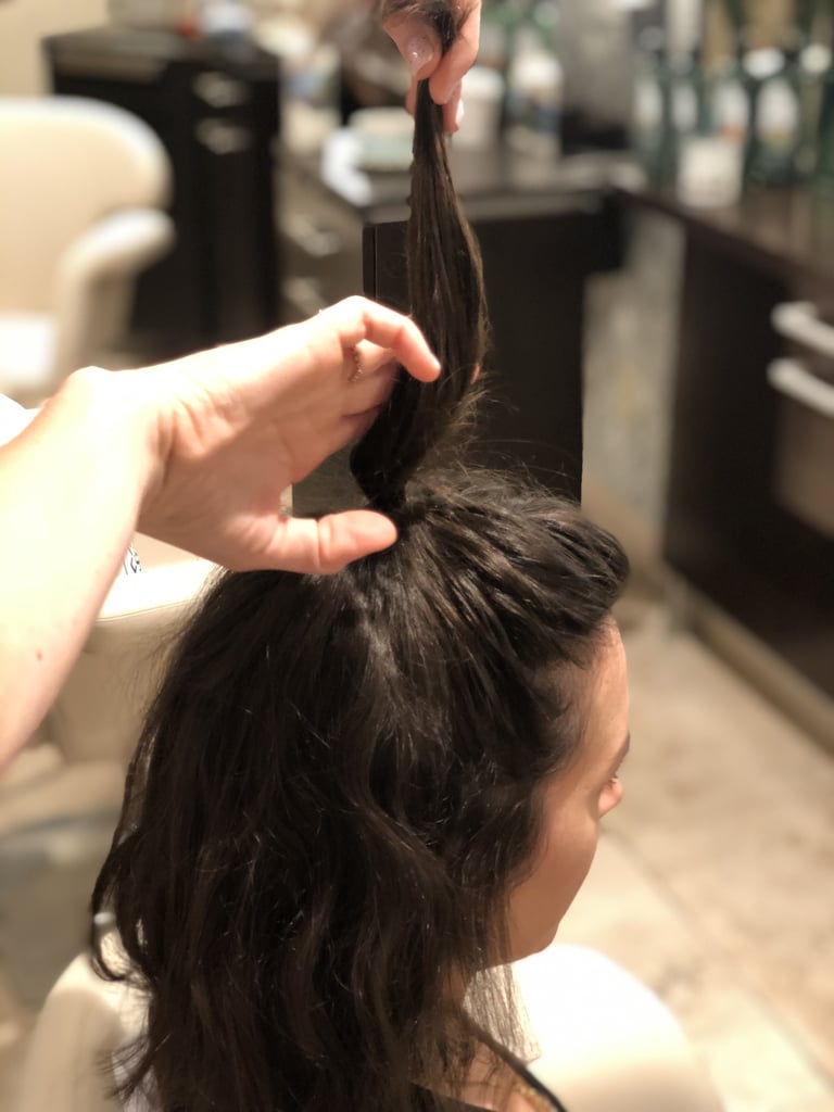 Step 3: Pull Hair Into a Topknot