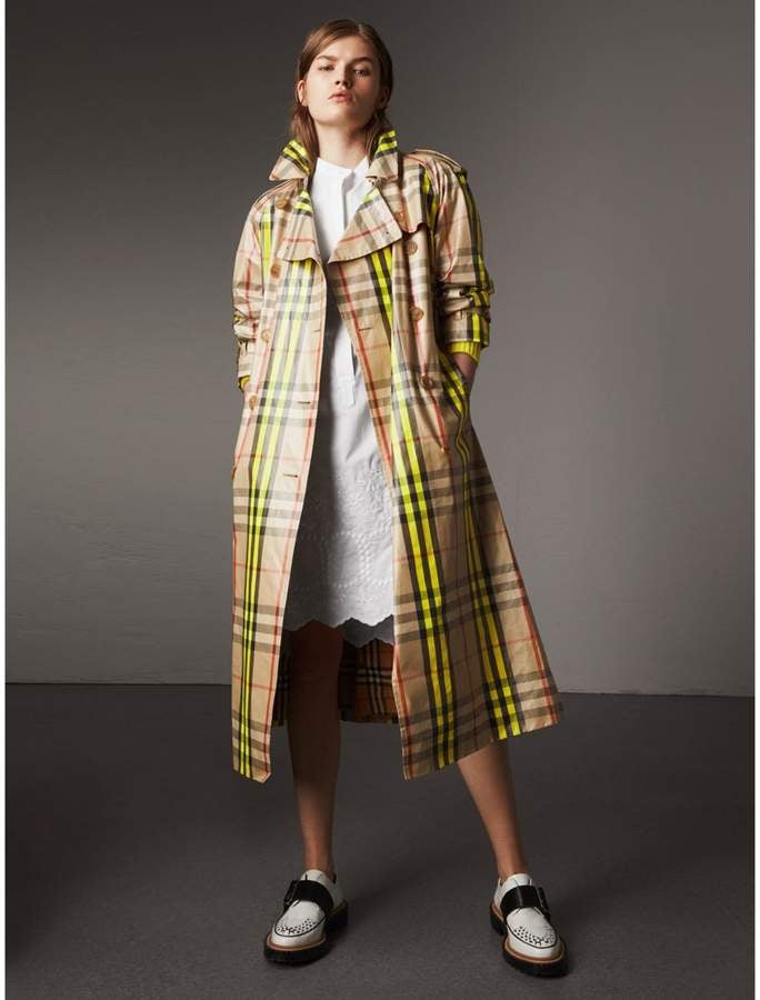 Burberry Laminated Check Trench Coat | The Burberry Trench Coat