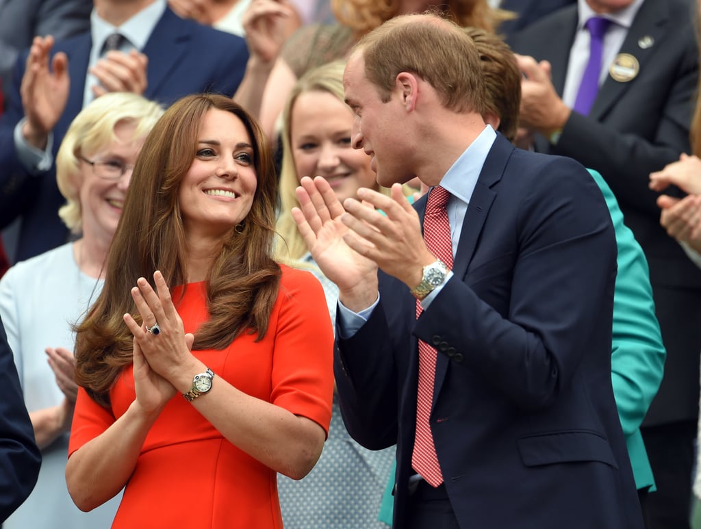 Kate and Prince William shared a sweet glance during Wimbledon in the beginning of July.