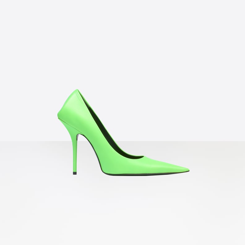 Shop Victoria Beckham's Neon Green Heels