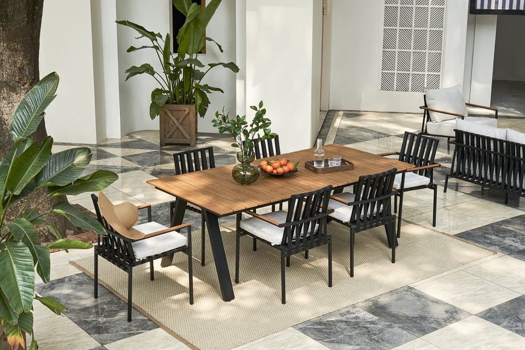 Castlery Sorrento Outdoor Dining Table with 6 Chairs | Best Home