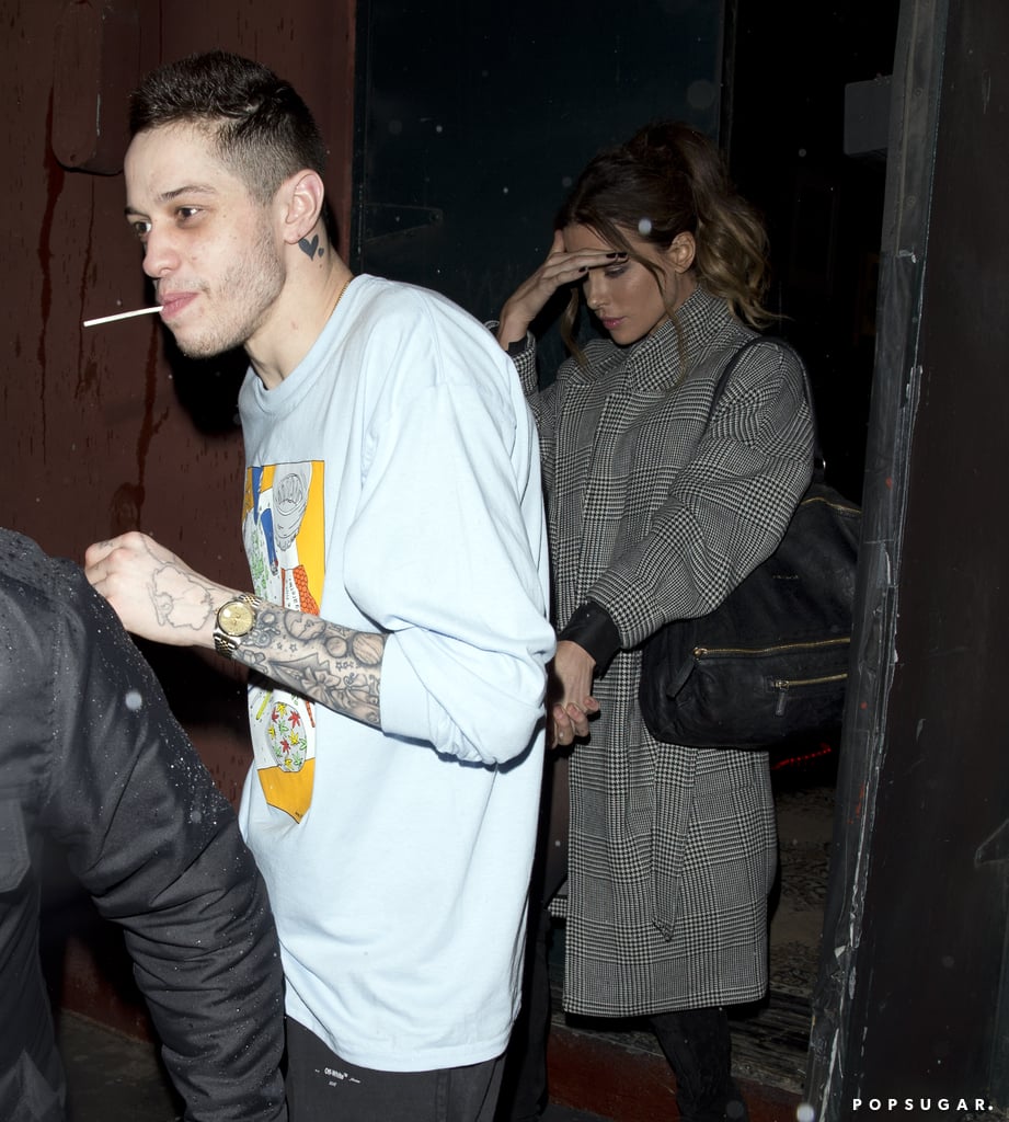 Pete Davidson and Kate Beckinsale Holding Hands Feb. 2019