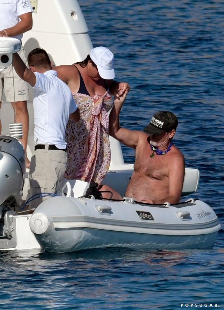 Pierce Brosnan and Keely Smith in Italy June 2017