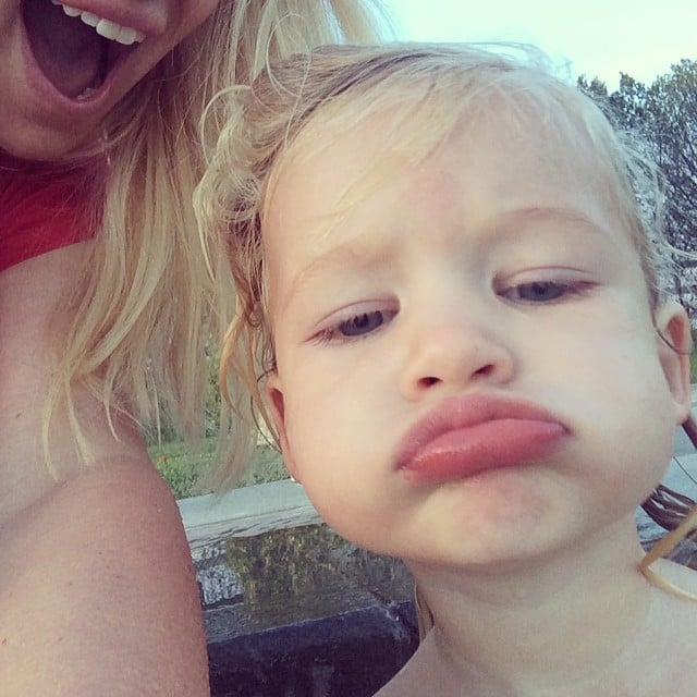 Maxwell Johnson took a selfie with her mom, Jessica Simpson, in their hot tub.
Source: Instagram user jessicasimpson