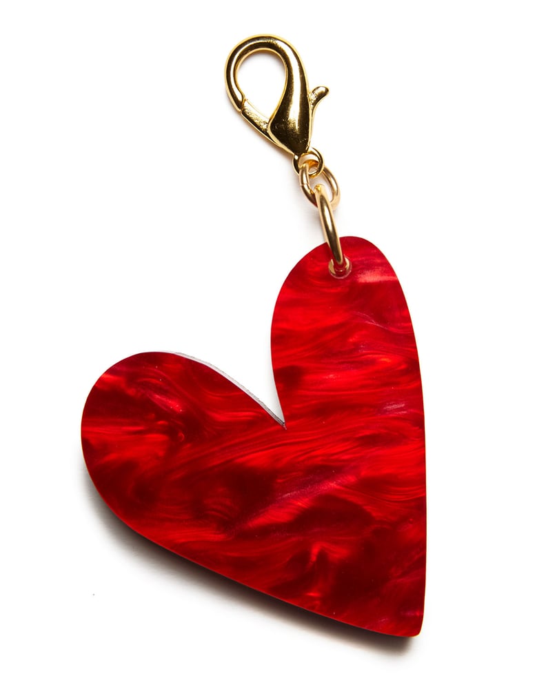 Edie Parker Heart Bag Charm