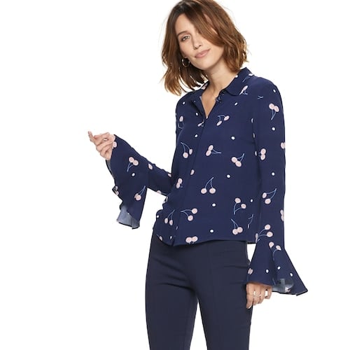 POPSUGAR at Kohl's Collection Flare-Sleeve Blouse