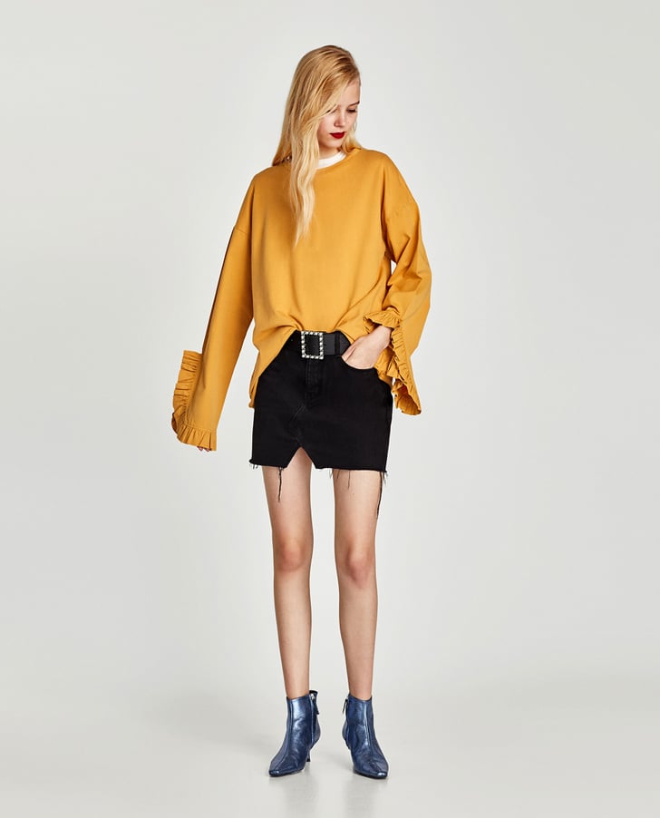 frill jumper zara