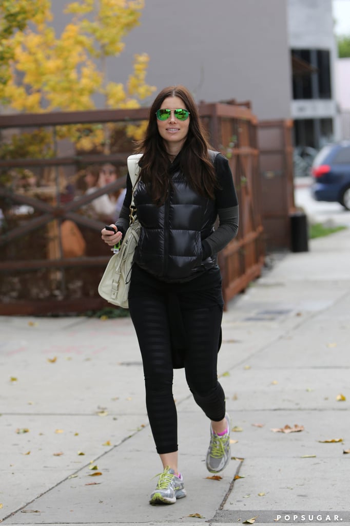 Jessica Biel's Baby Bump Pictures 2014