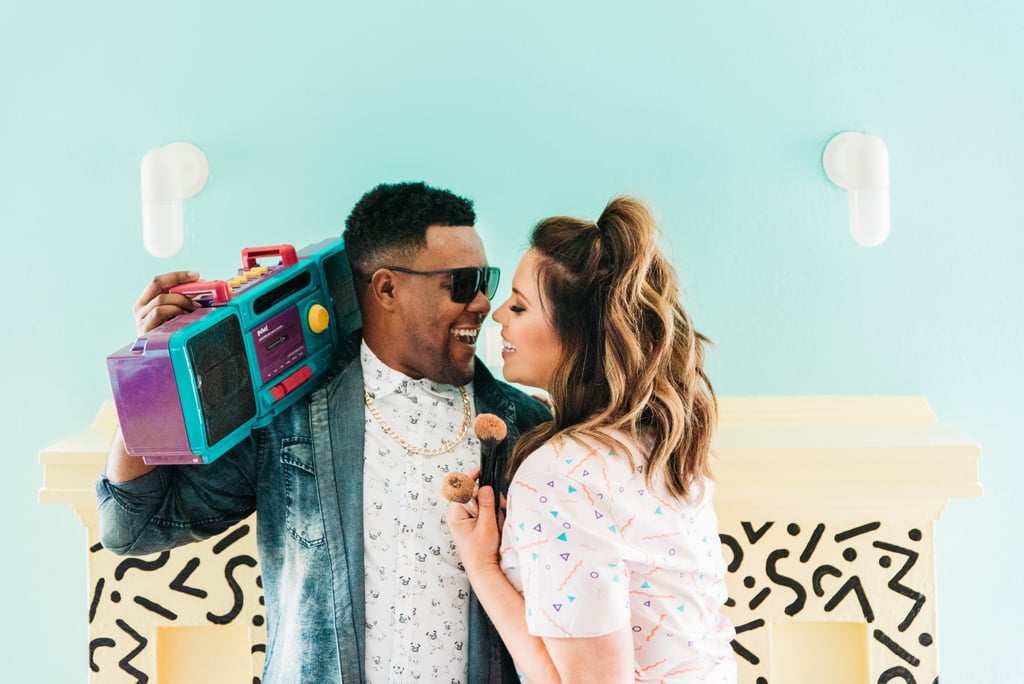 Retro '80s and '90s Engagement Shoot