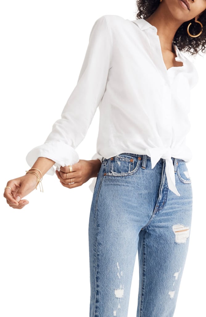 Madewell Tie-Front Shirt