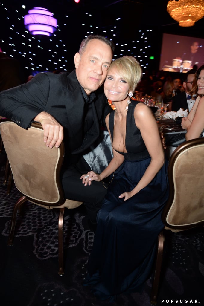 Tom Hanks and Kristin Chenoweth sat together during the show.
