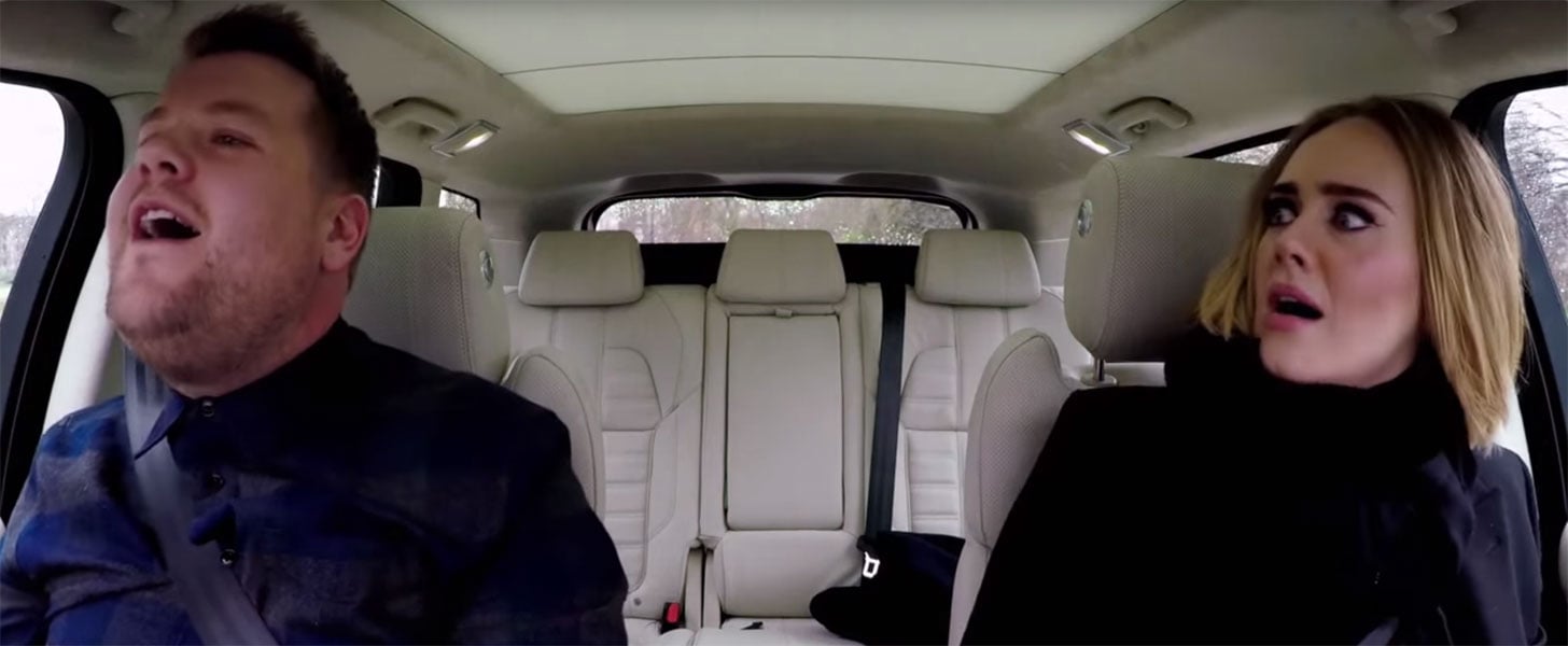 Adele Carpool Karaoke Video POPSUGAR Celebrity