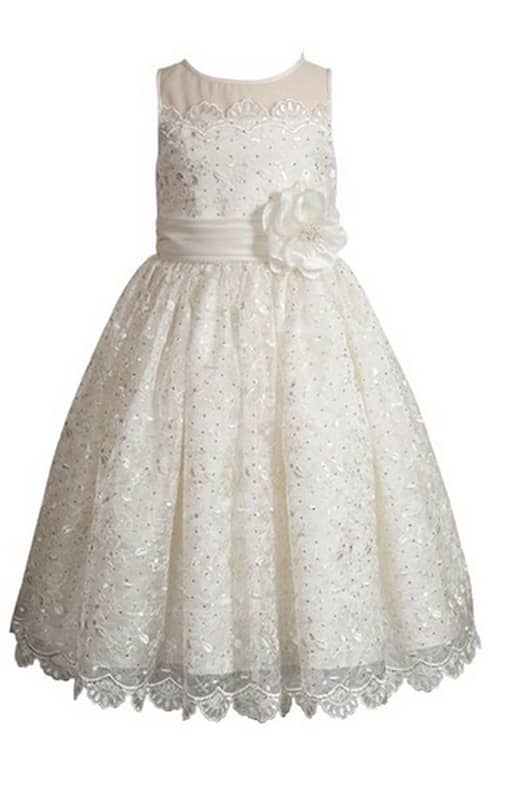 Kleinfeld flower top girl