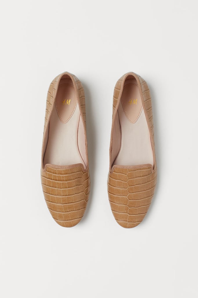 H&M Crocodile Pattern Loafers