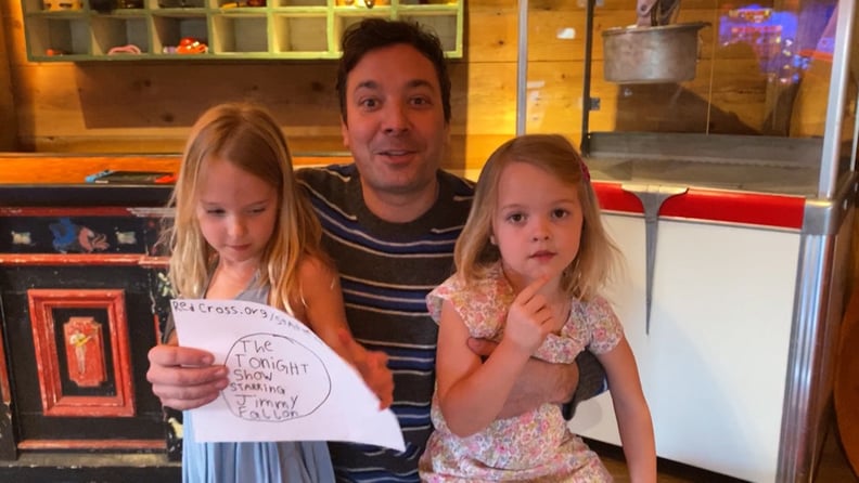 Photos of Jimmy Fallon and His Family From Episodes of The Tonight Show: At Home Edition