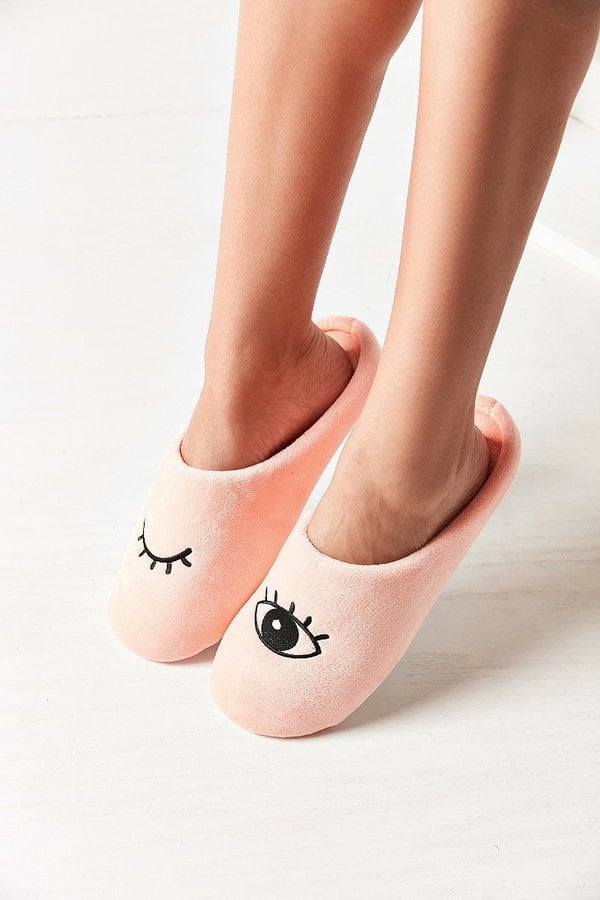 Urban Outfitters Winky Eye Slippers
