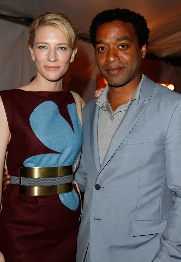 Cate posed for a snap with Chiwetel Ejiofor.