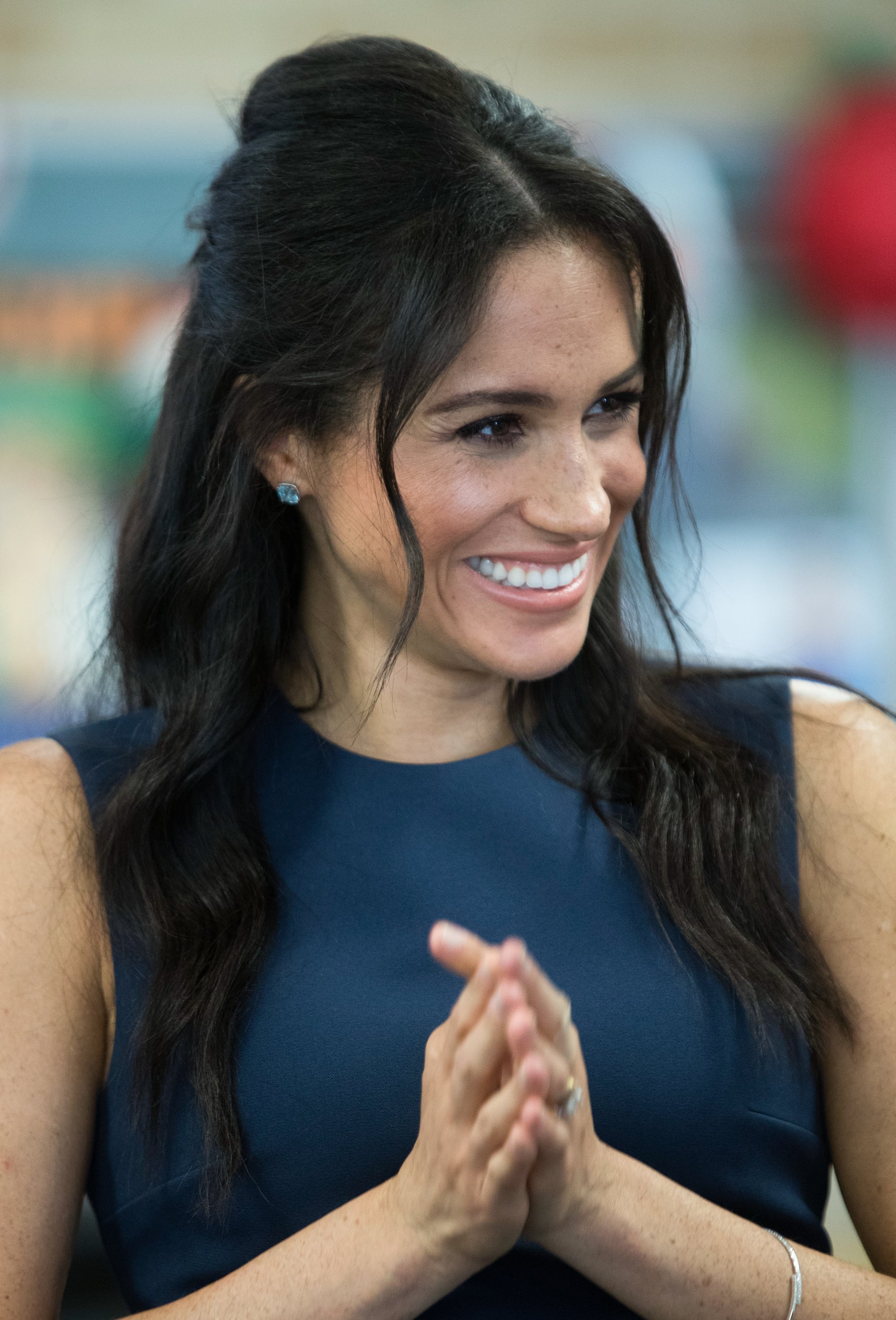 Meghan Markle S Half Up Bouffant 2018 Meghan Markle S Best