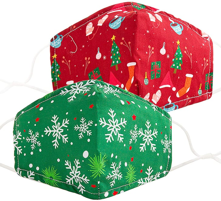 Reusable Christmas Face Coverings ChristmasThemed Fabric Face Masks