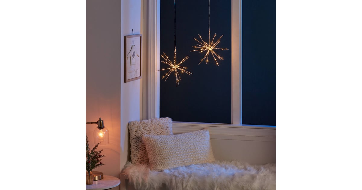 Twinkling LED Starburst Warm White Lights Best Target Christmas
