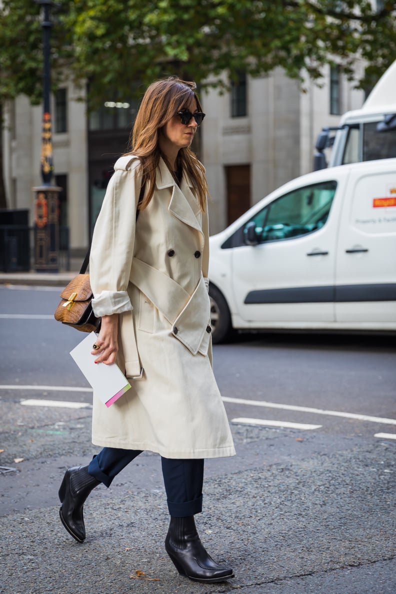 Go With Classic Booties and an Updated Jacket Silhouette