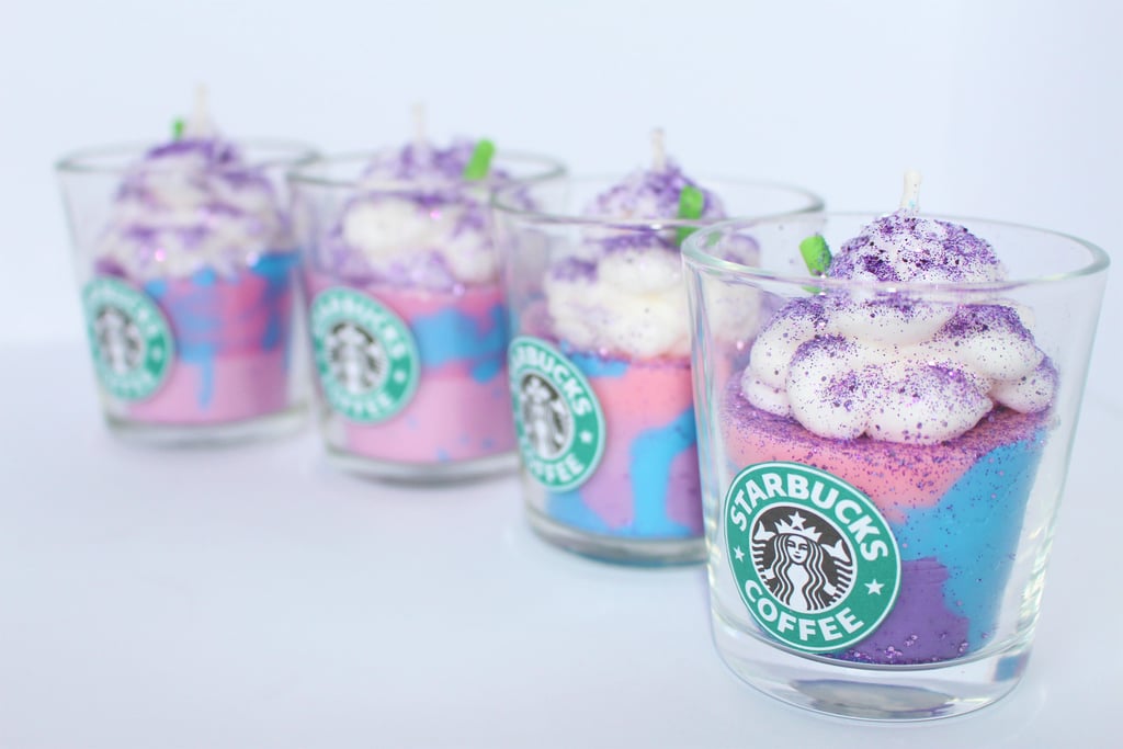 Starbucks Unicorn Frappuccino Candle — Small ($13)