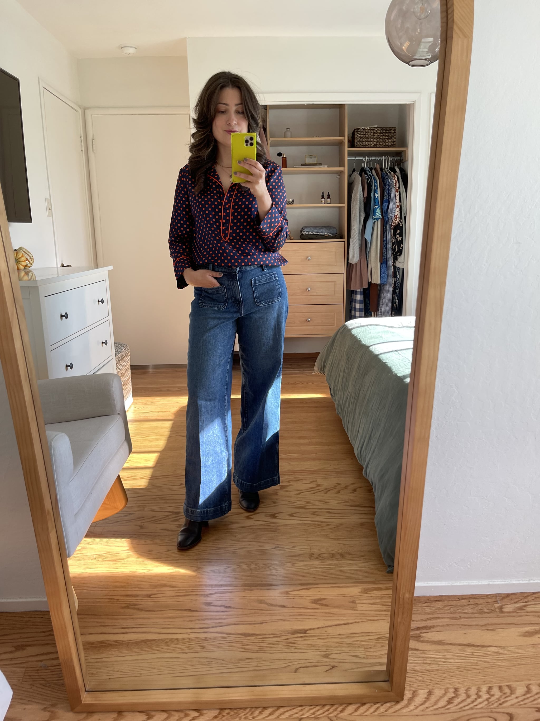 Old Navy s Extra High Waisted Trouser Wide Leg Jeans Review