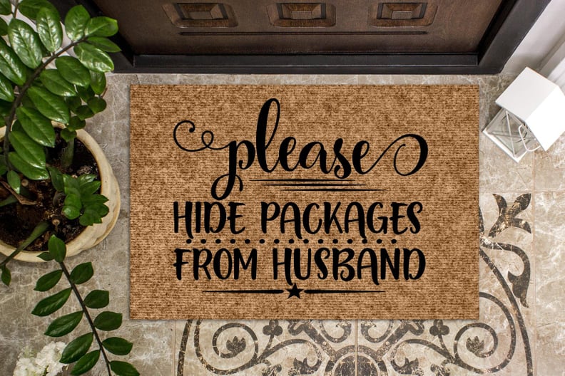 Please Hide Packages from Husband Doormat