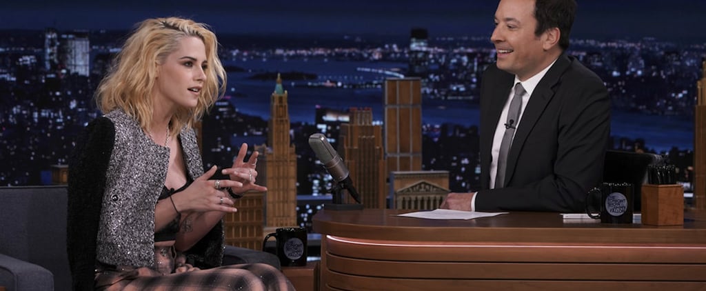 All That Glitters Is a Newly Engaged Kristen Stewart in Chanel on The Tonight Show