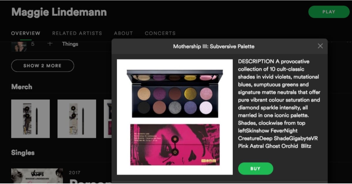 How to Buy Makeup on Spotify | POPSUGAR Beauty