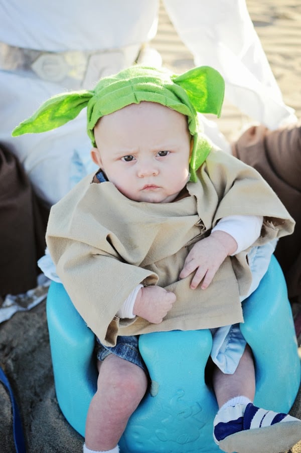 Homemade Yoda costume