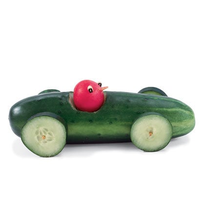 Cucumber-Radish Race Car