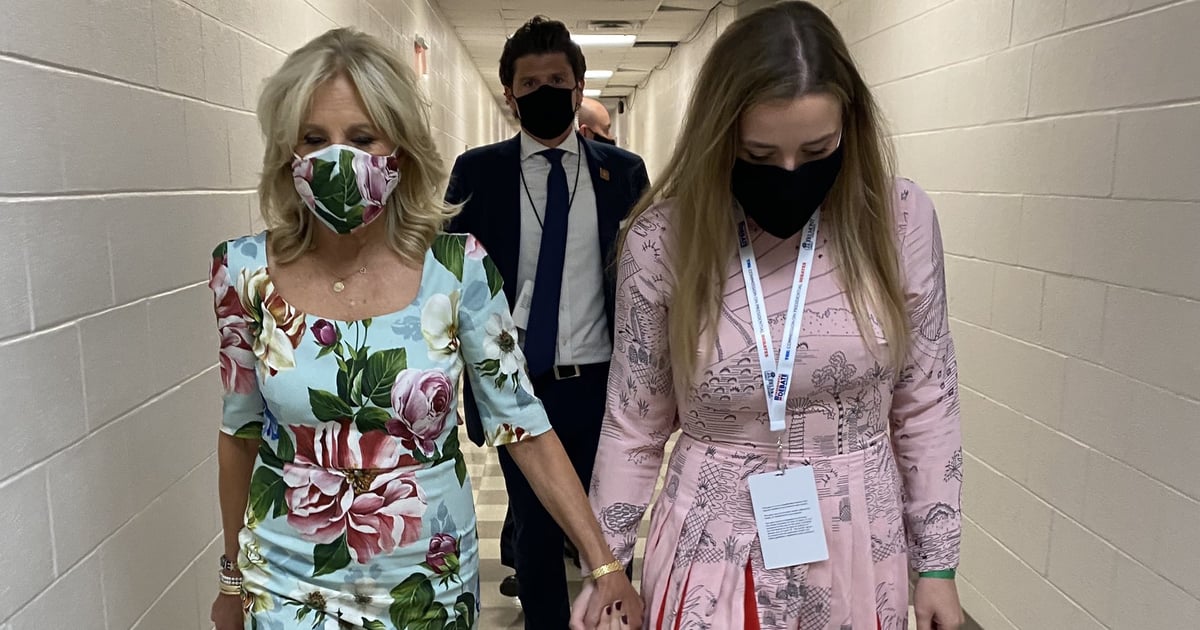 Jill Biden Proves the Mask Is an Essential Part of the Outfit at the Final Debate