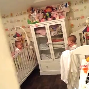 Video of Twins Playing Peekaboo Goes Viral