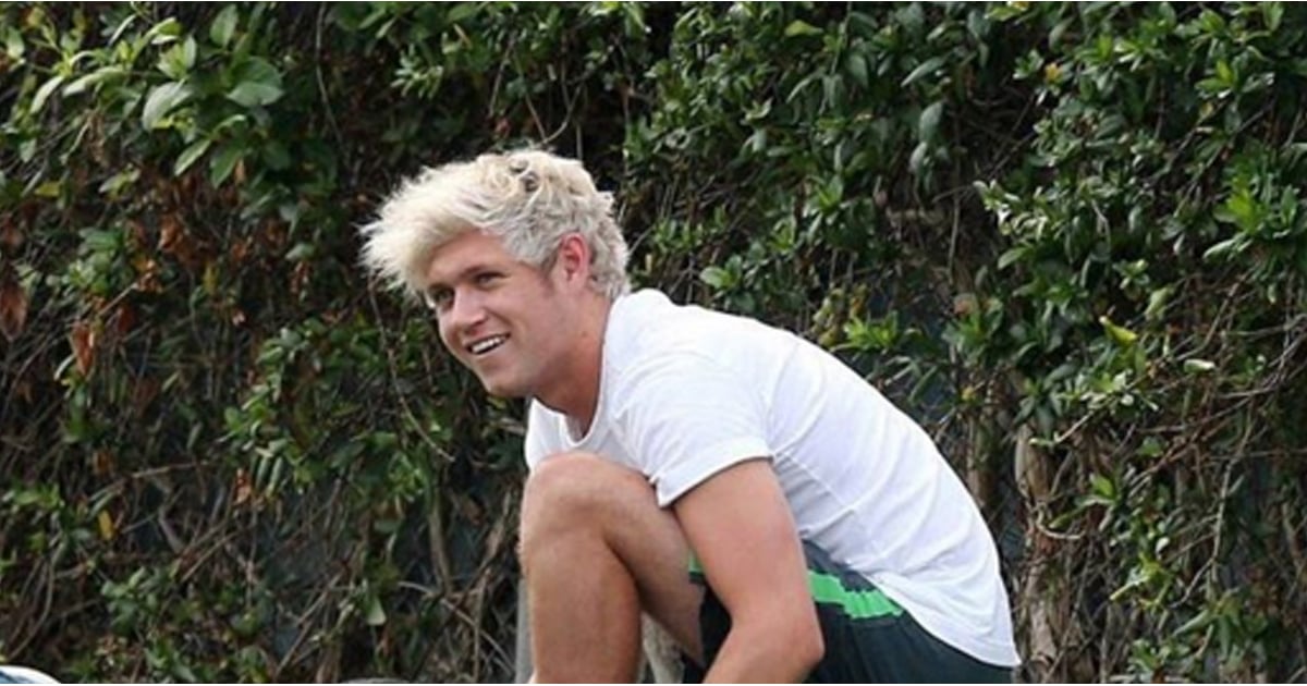 niall with blond hair