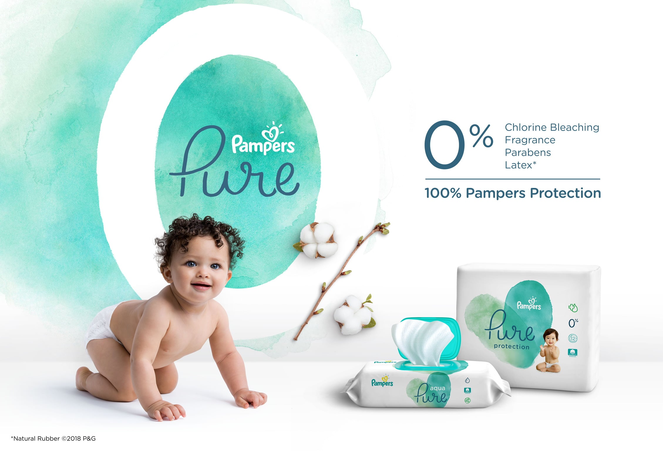 Pampers Pure Diapers and Wipes