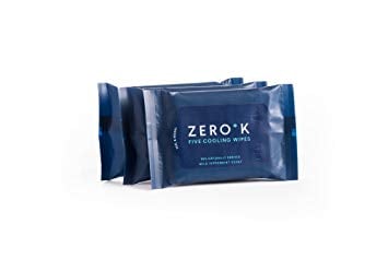 Zero K Cooling Face Wipes