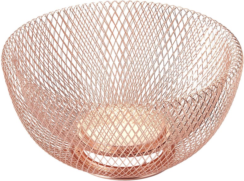 NIFTY 7510COP Double Wall Mesh Copper Decorative and Fruit Bowl