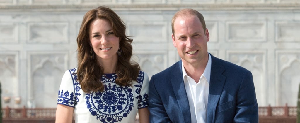 Kate Middleton and Prince William at the Taj Mahal 2016