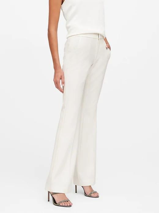 High-Rise Flare Tuxedo Pant