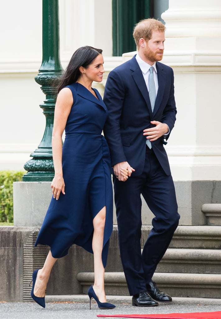 Meghan Markle Wears Dion Lee Dress October 2018