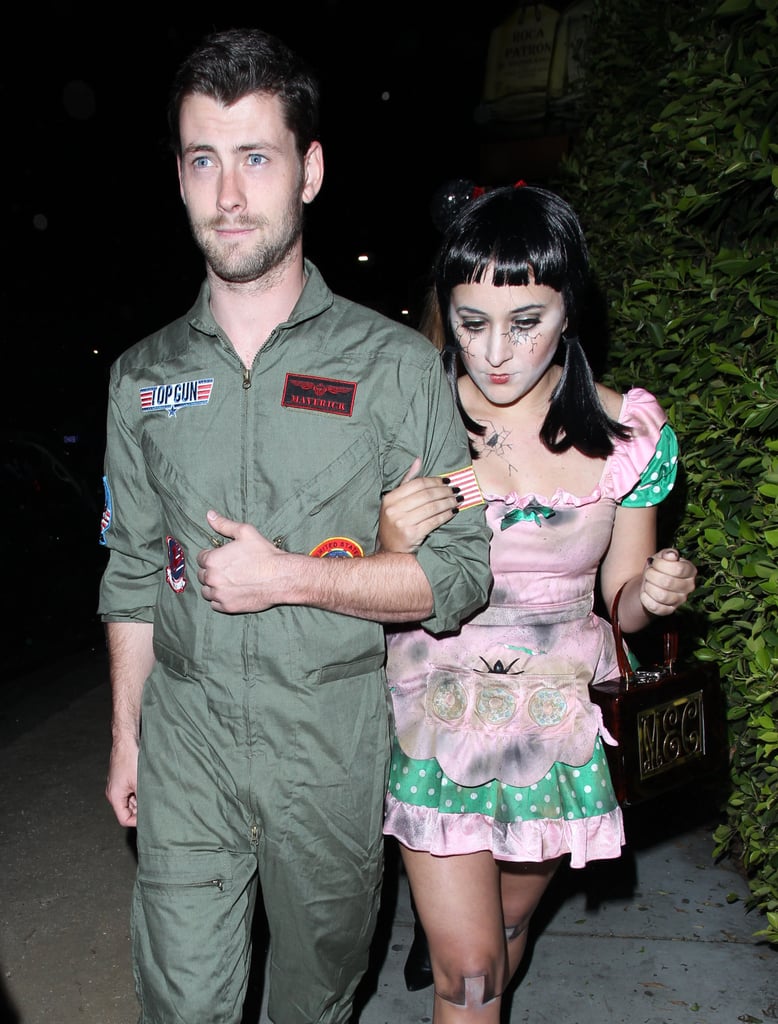 Zelda Williams wore a spooky outfit, and Jackson Heywood paid homage to Top Gun.