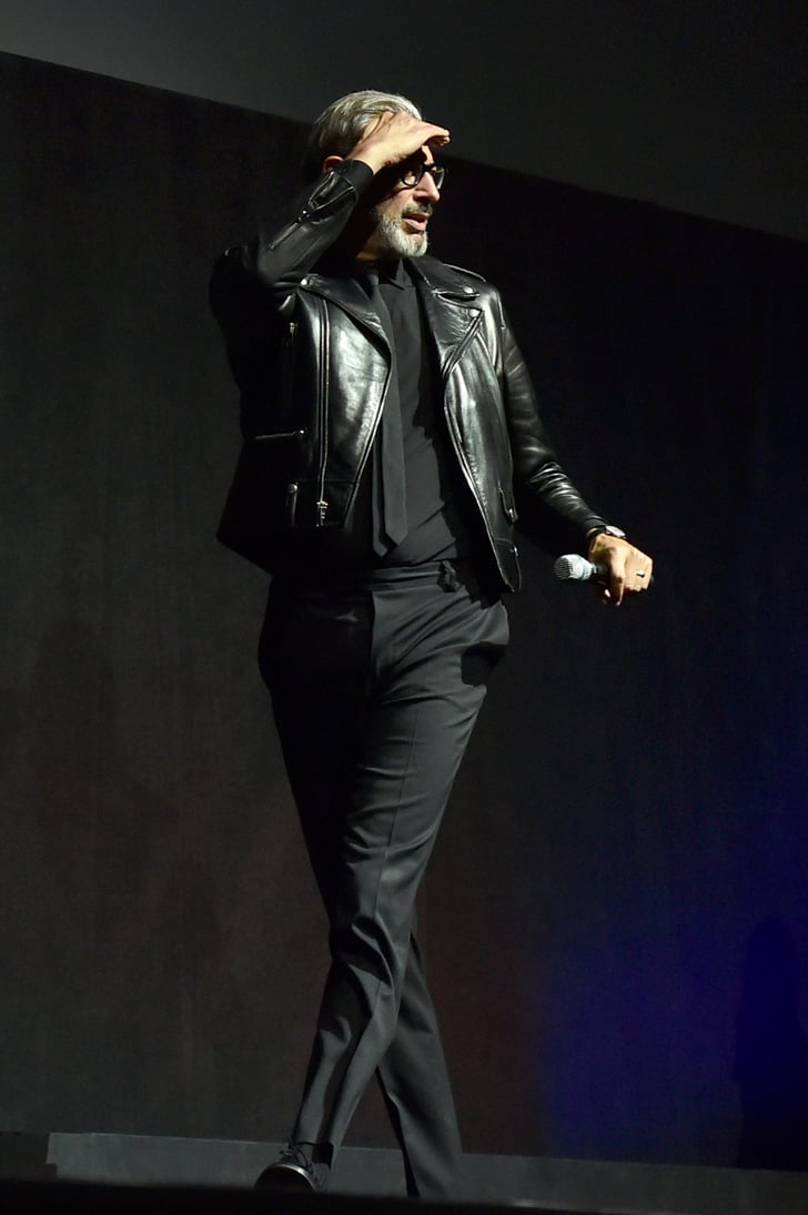 Jeff Goldblum In A Leather Jacket Popsugar Celebrity Uk Photo 14 