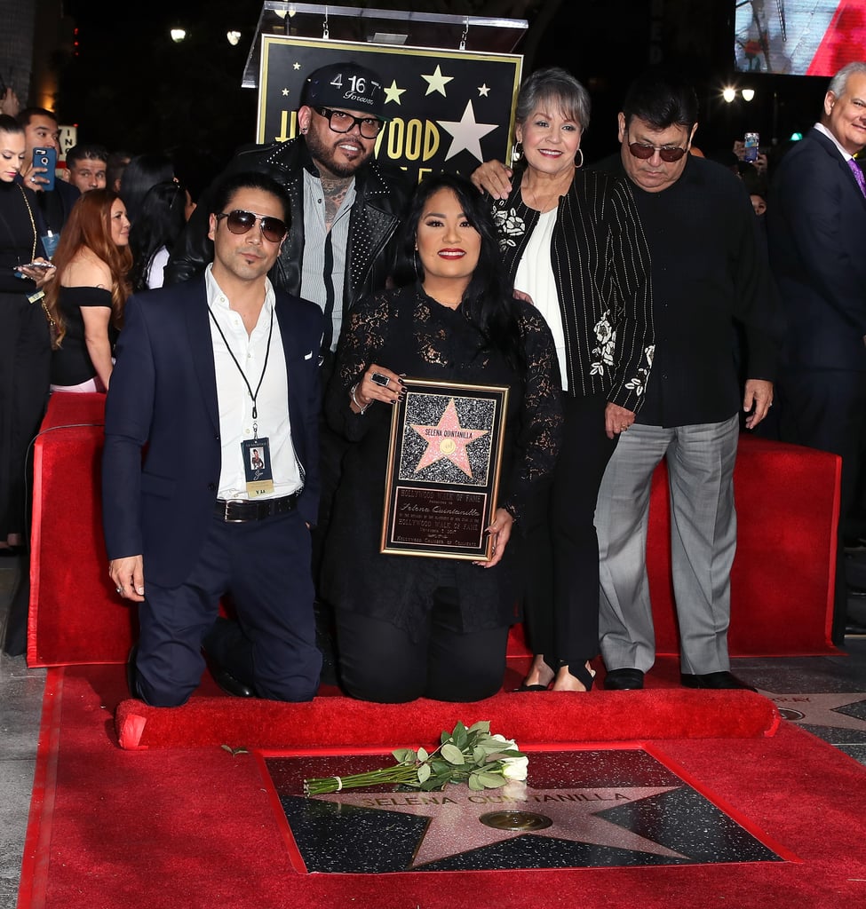 Selena Quintanilla Hollywood Walk of Fame Star Ceremony 2017