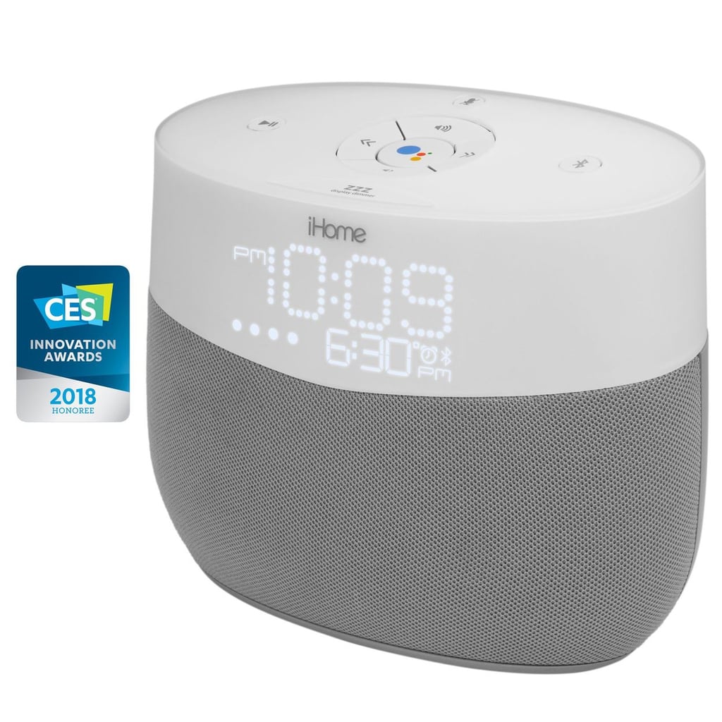 iHome iGV1 Google Assistant Built-In Bedside Speaker System