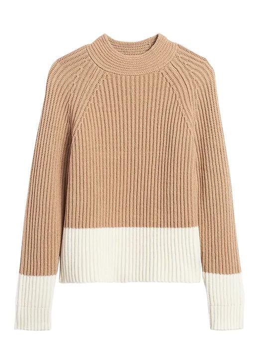 Chunky Color-Block Sweater