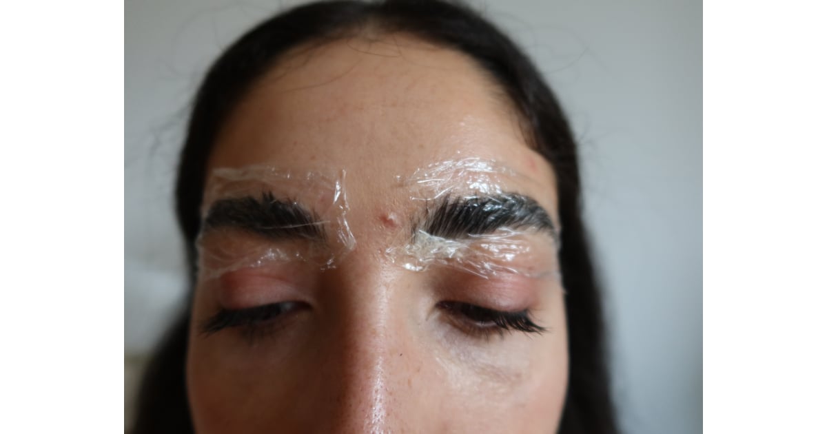 Step 3 Laminate Away I Tried AtHome Brow Lamination For Fuller