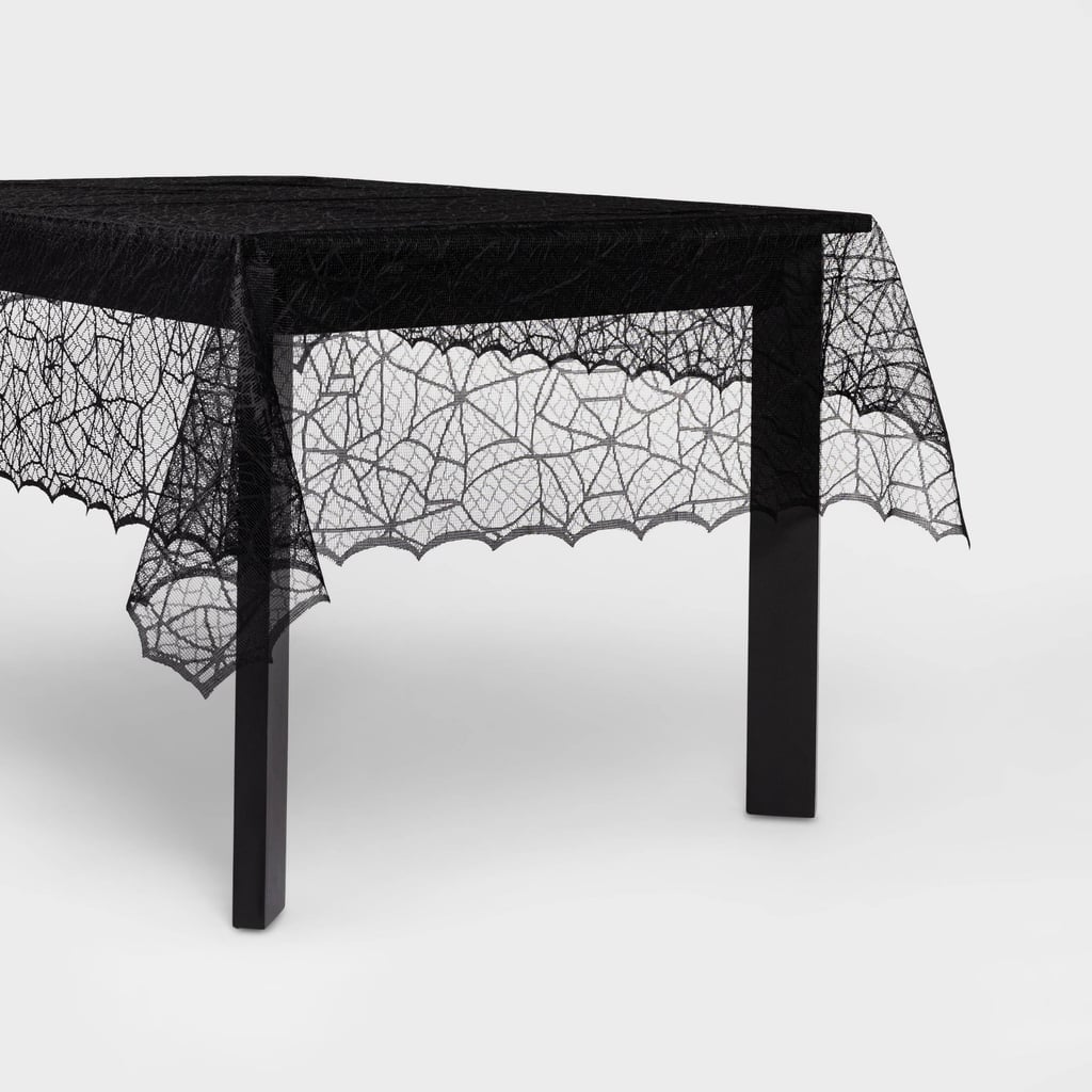 Mischievous Meal: Hyde & Eek! Boutique Lace Halloween Tablecloth