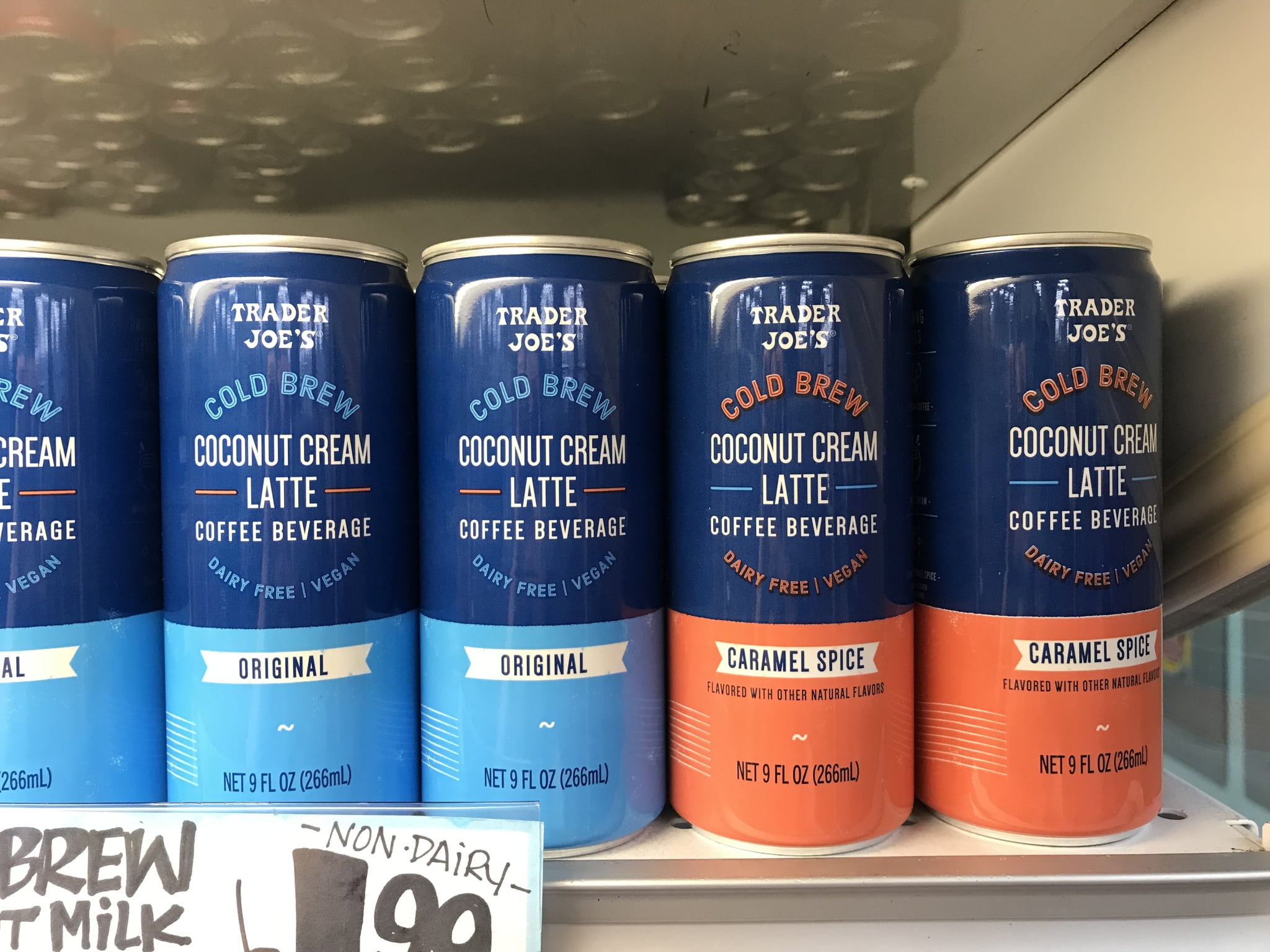 Trader Joe's Cold Brew Coconut Cream Latte Coffee Beverage ...