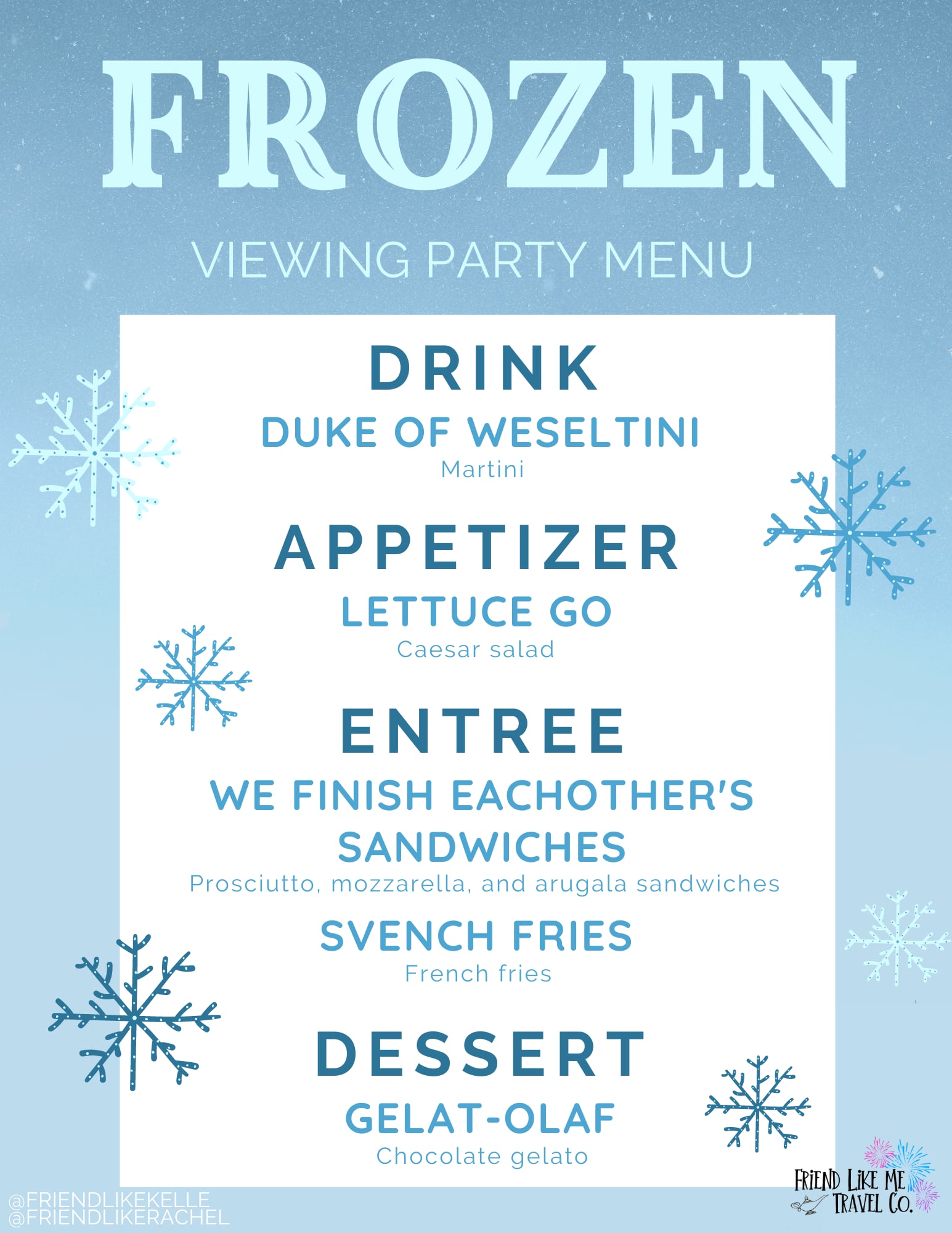 Frozen | Movie-Themed Dinner Menu Ideas | POPSUGAR Food Photo 7